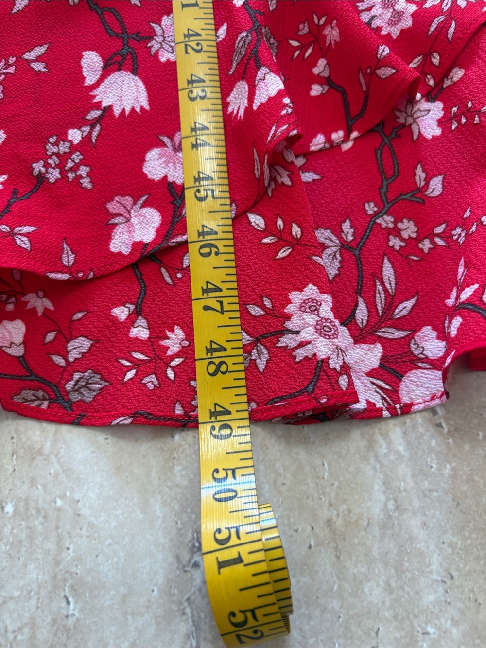 NWOT Max Studio Red, Cream, Pink & Brown wrap dress. Absolutely no flaws. - Picture 9 of 10